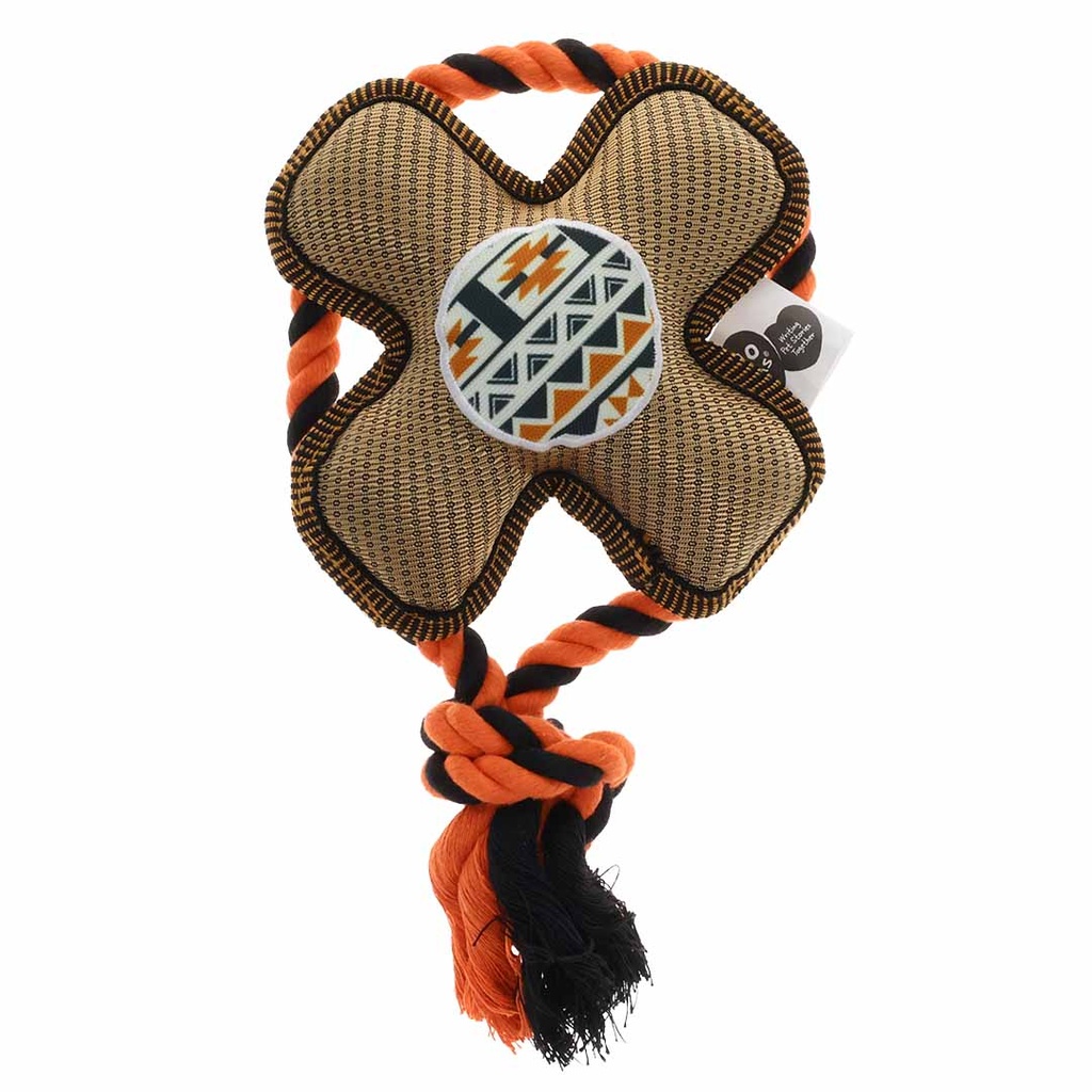 Robustes Hundespielzeug Bohemian Kreuz