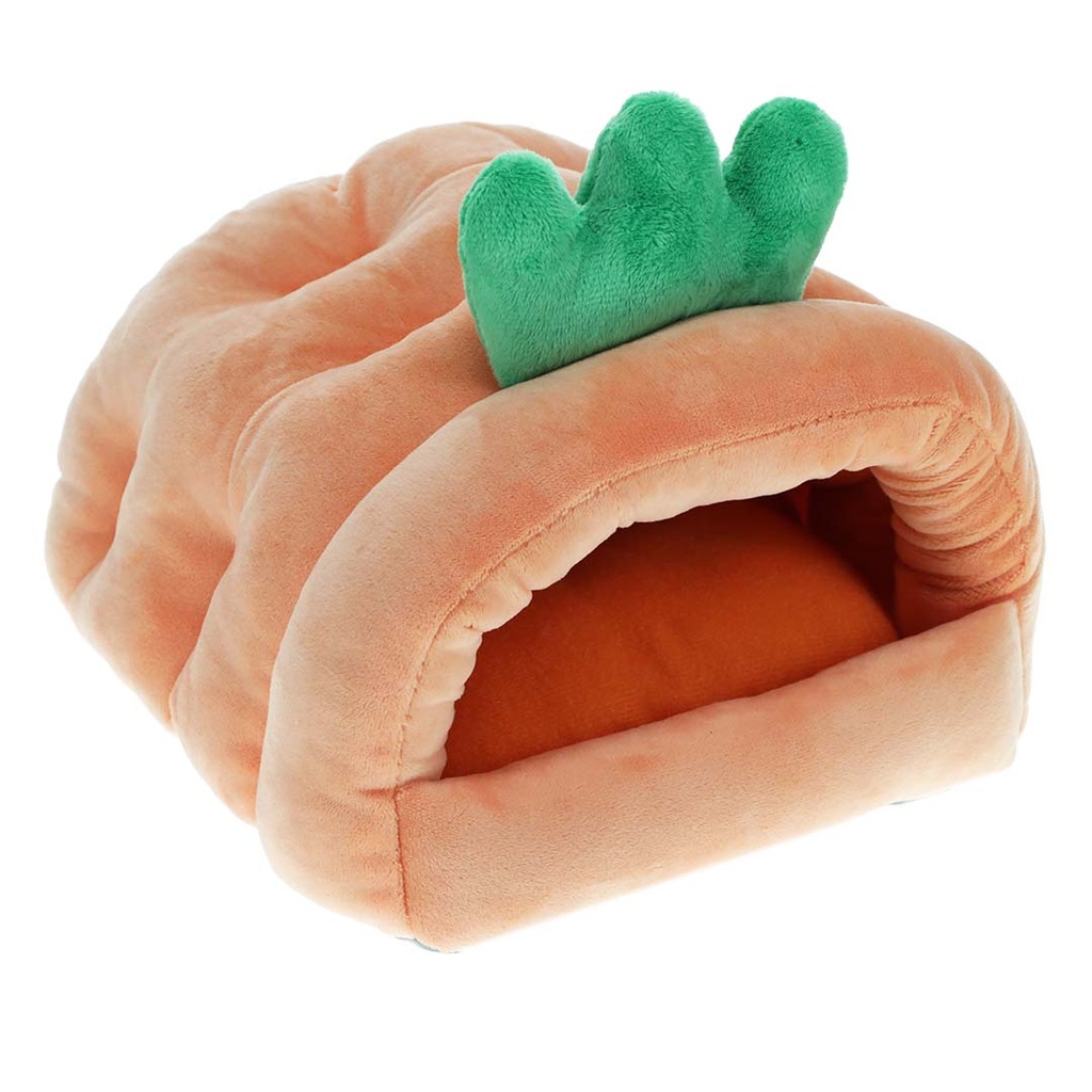 Carrot maison pour rongeurs peluche
