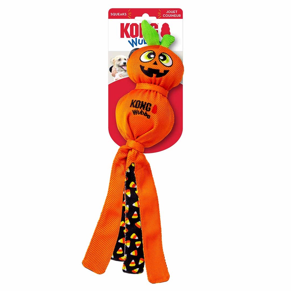 Kong Halloween Wubba Ballistic Pumpkin
