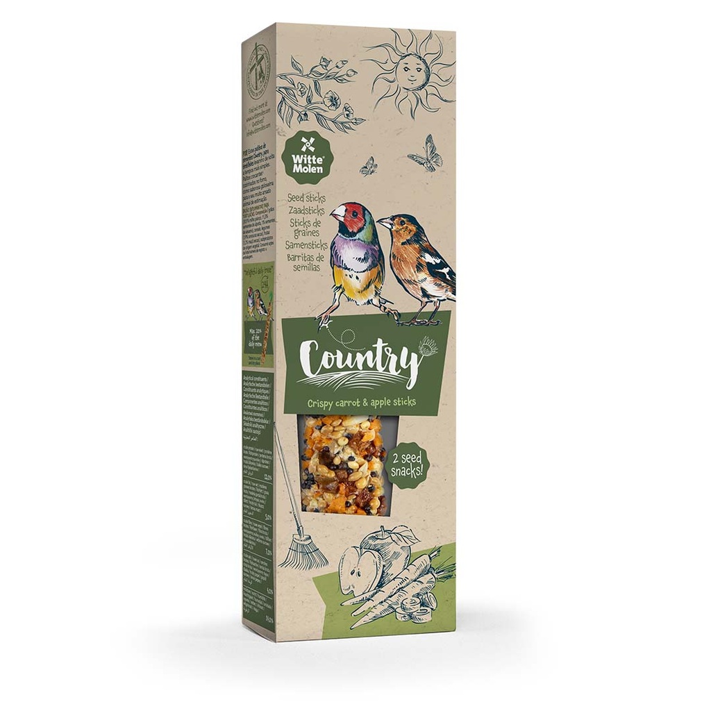Country zaadsticks vink wortel & appel