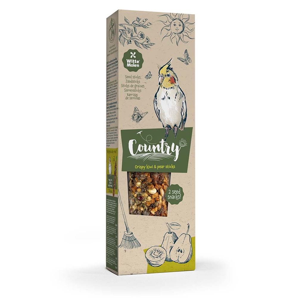Country Sticks Großsittiche Kiwi & Birne