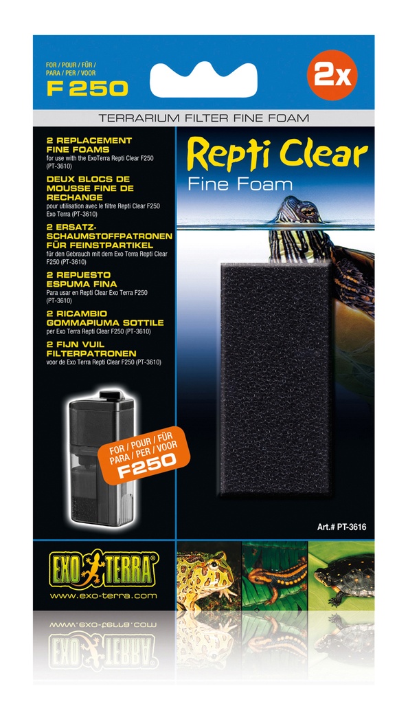 EX Repti Clear F250 Schaumstoff Fein