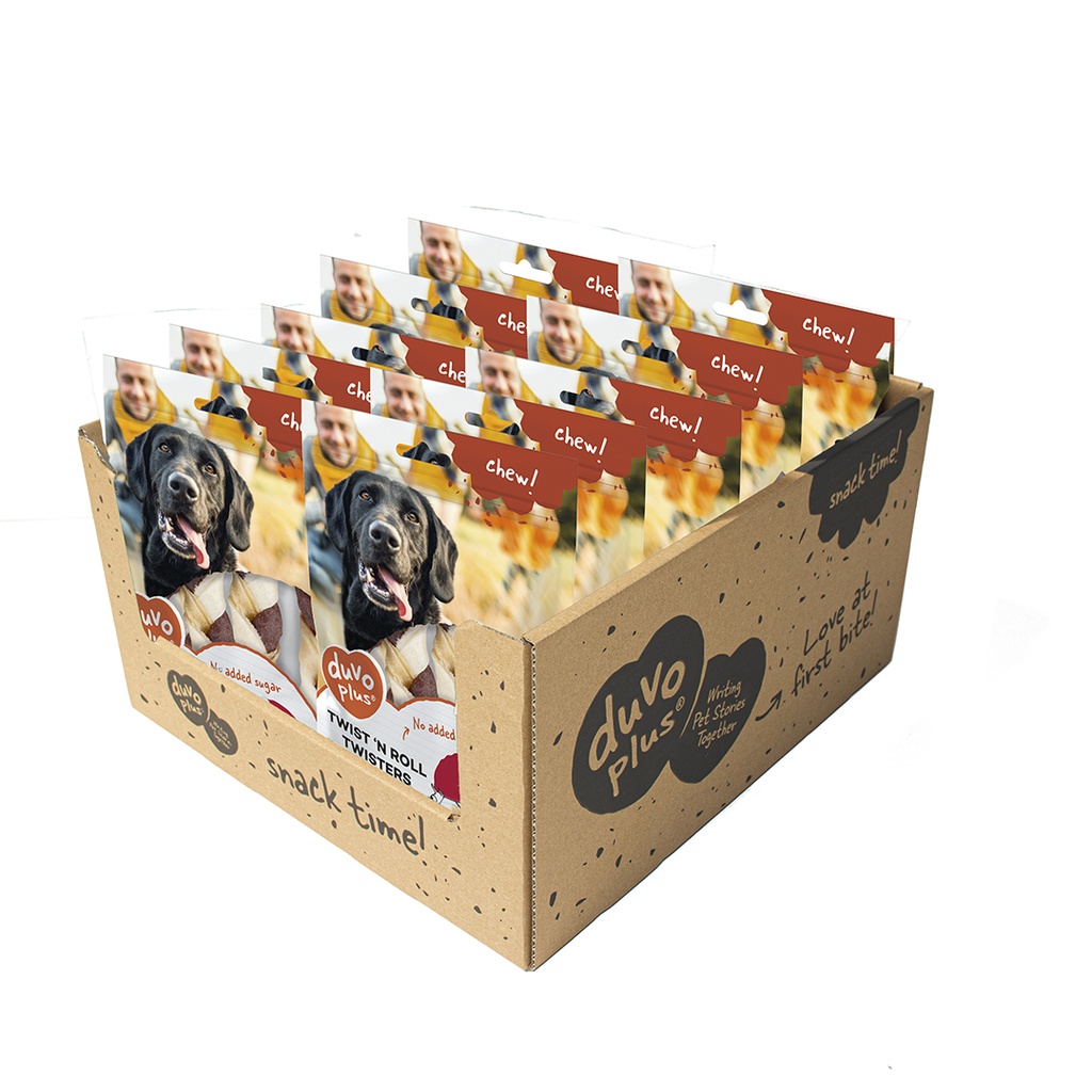 Shelf box colli twist `n roll rolls Rind