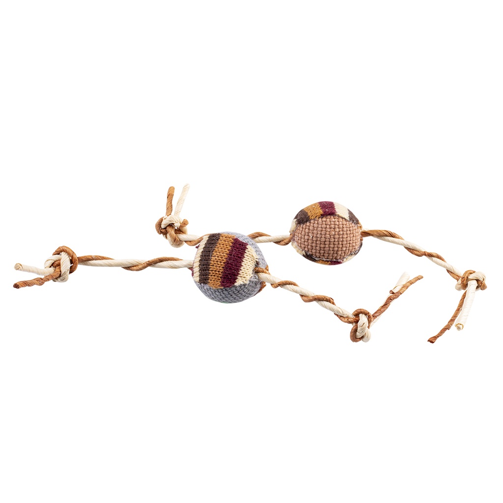 Knitted balle avec cordes