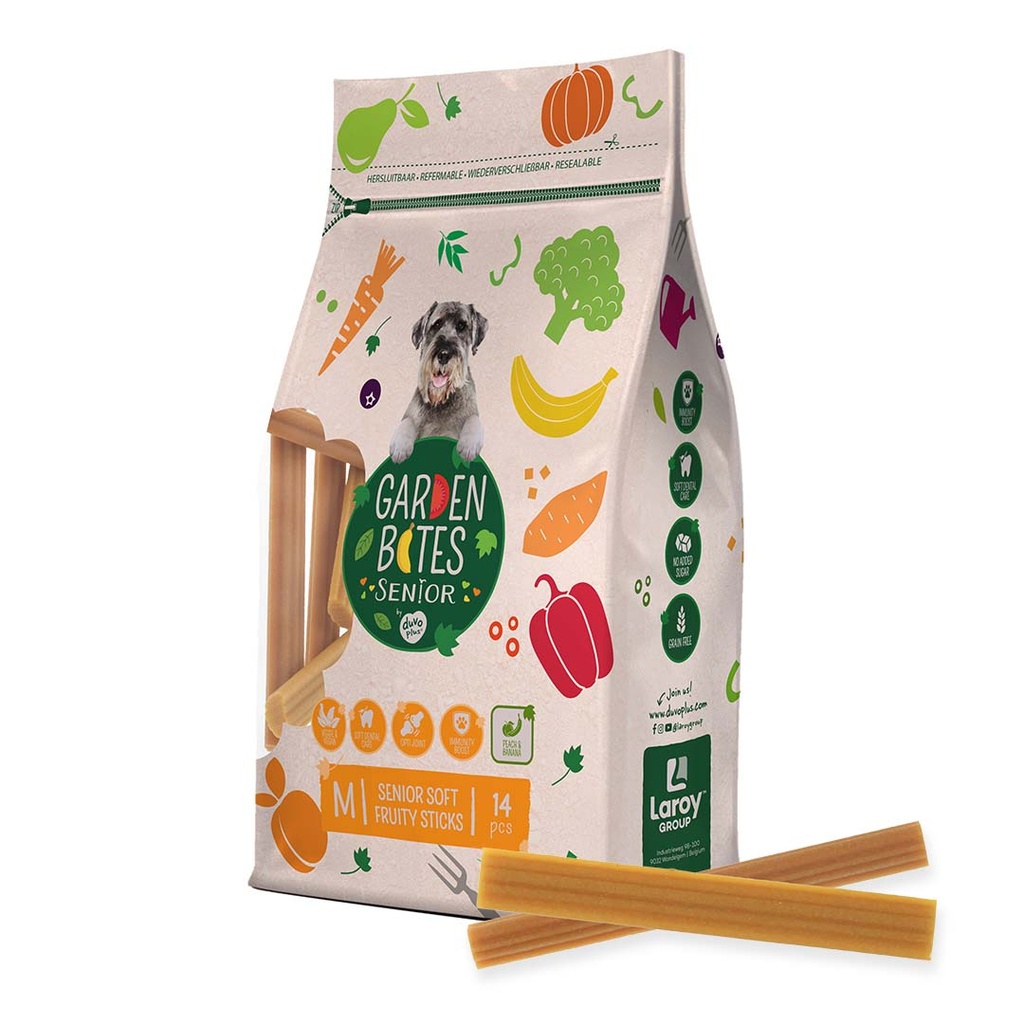 Garden Bites Senior soft fruity sticks
