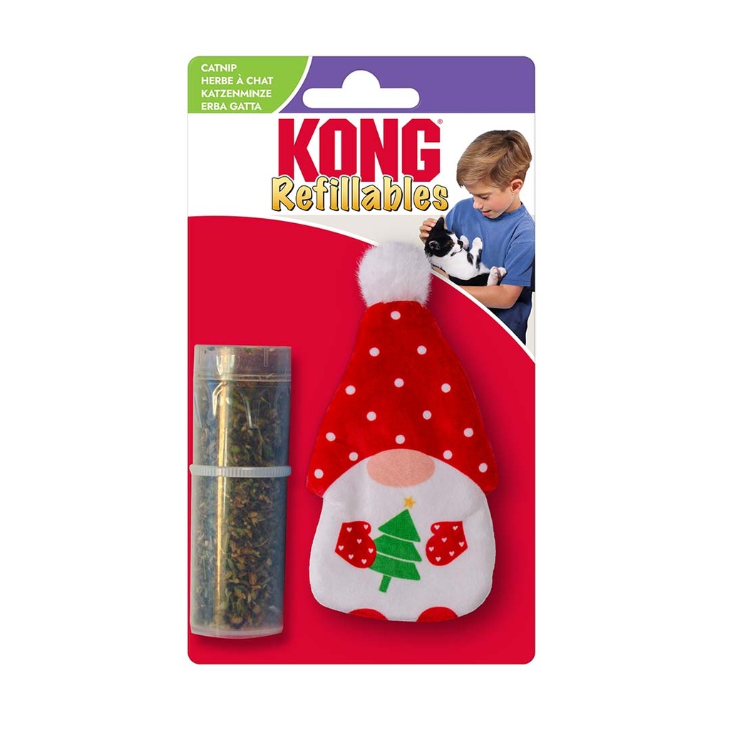 KONG Holiday Cat Refillables Gnome