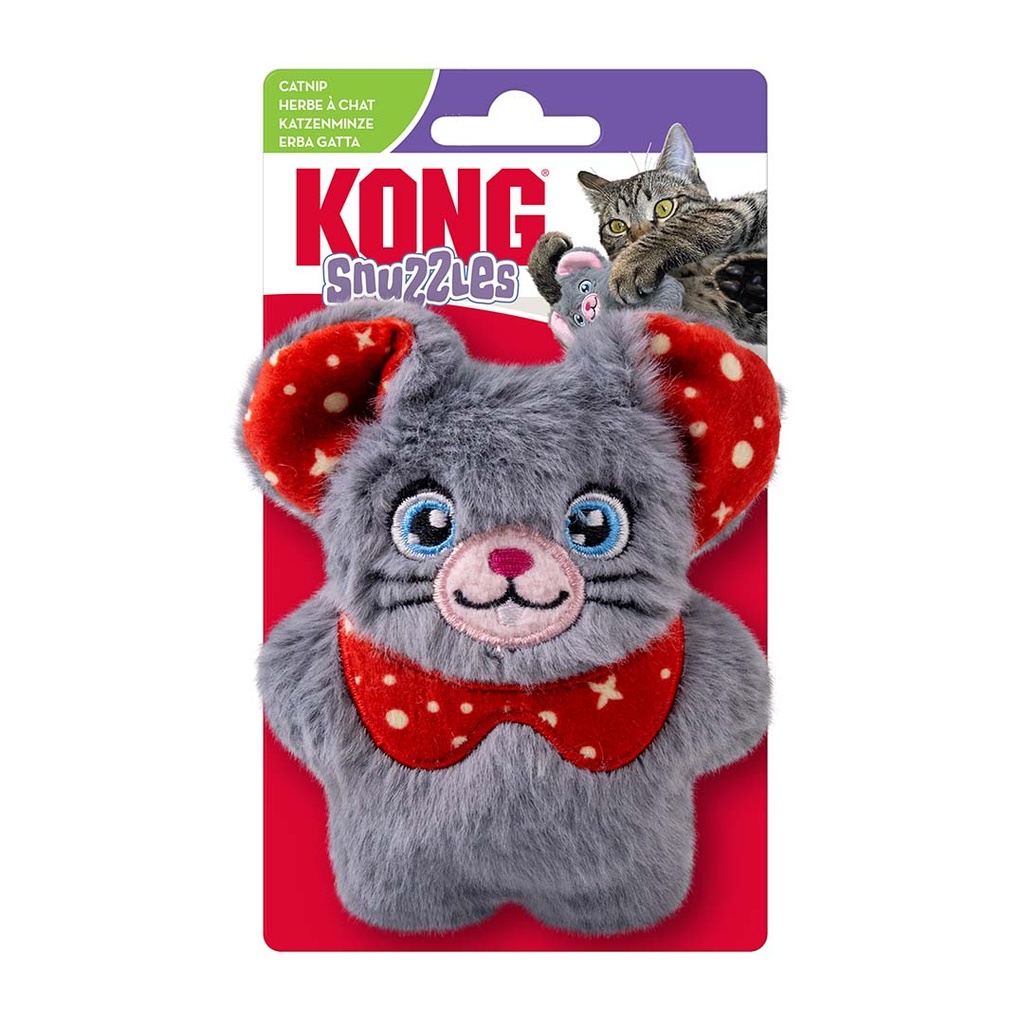 KONG Holiday Cat Snuzzles Mouse