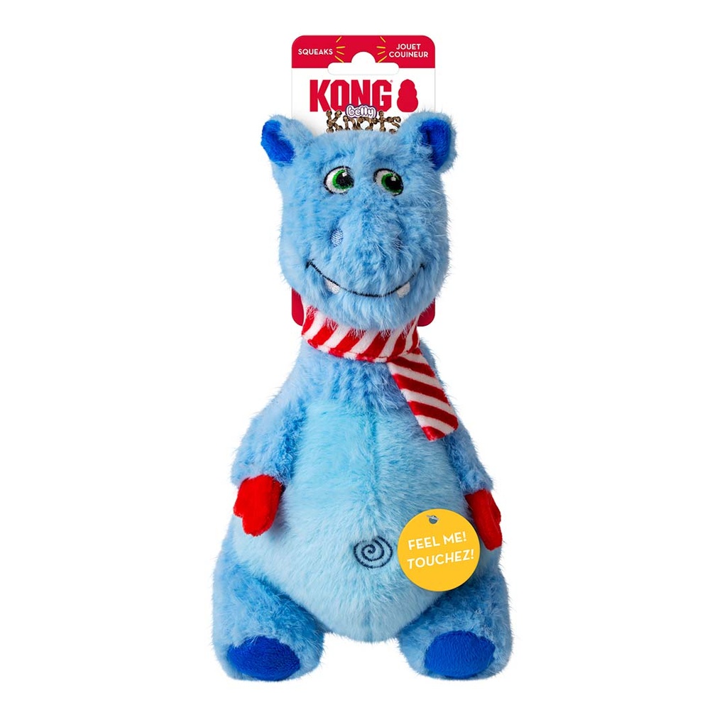 KONG Holiday Knots Belly Hippo
