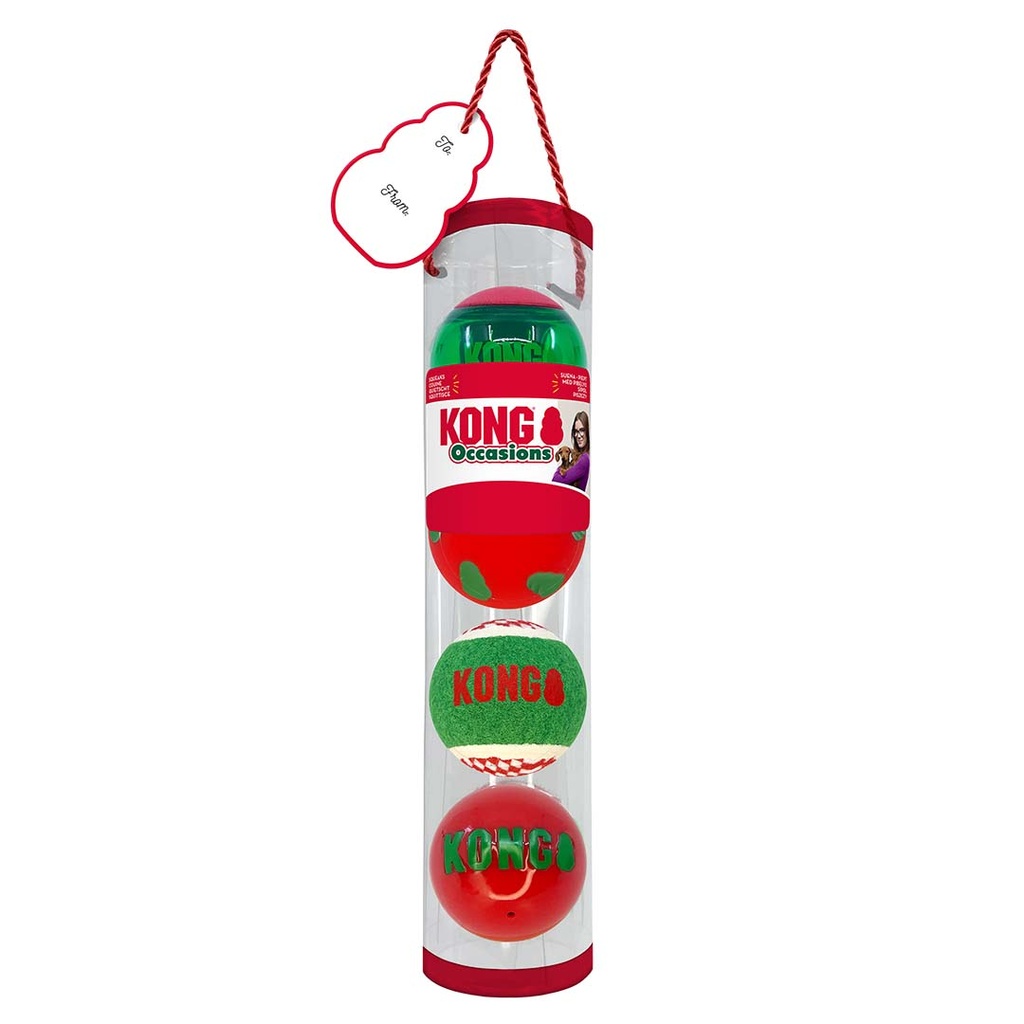 KONG Holiday Occasions Balls