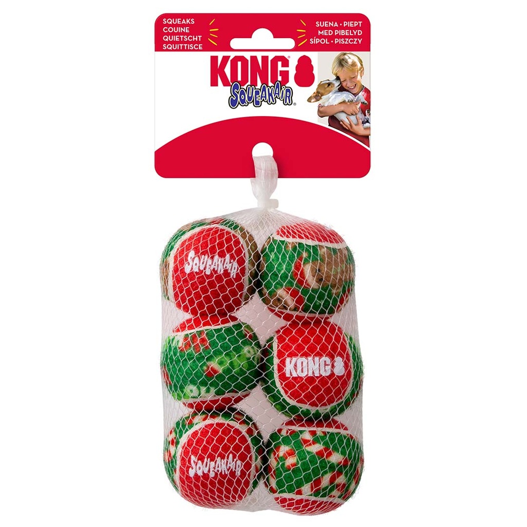 KONG Holiday SqueakAir Balls
