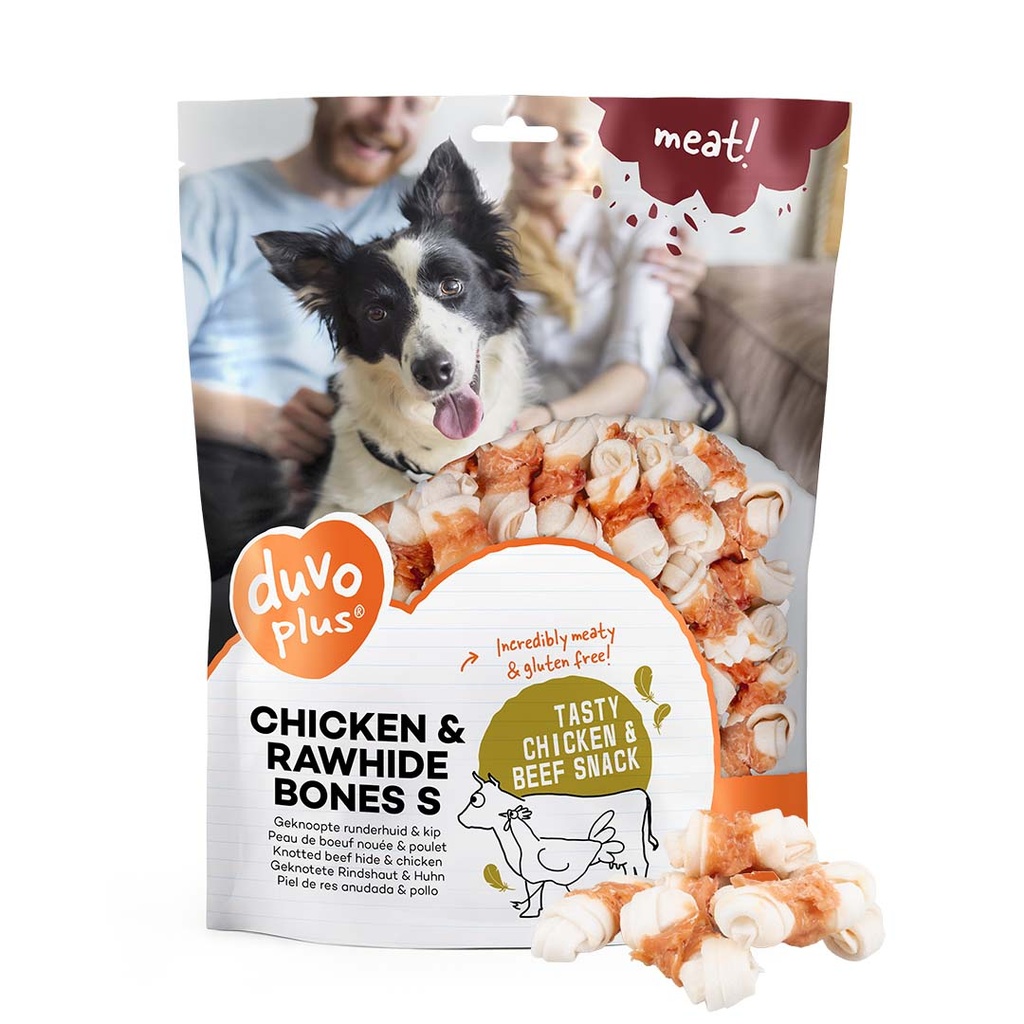 meat! chicken & rawhide large bones