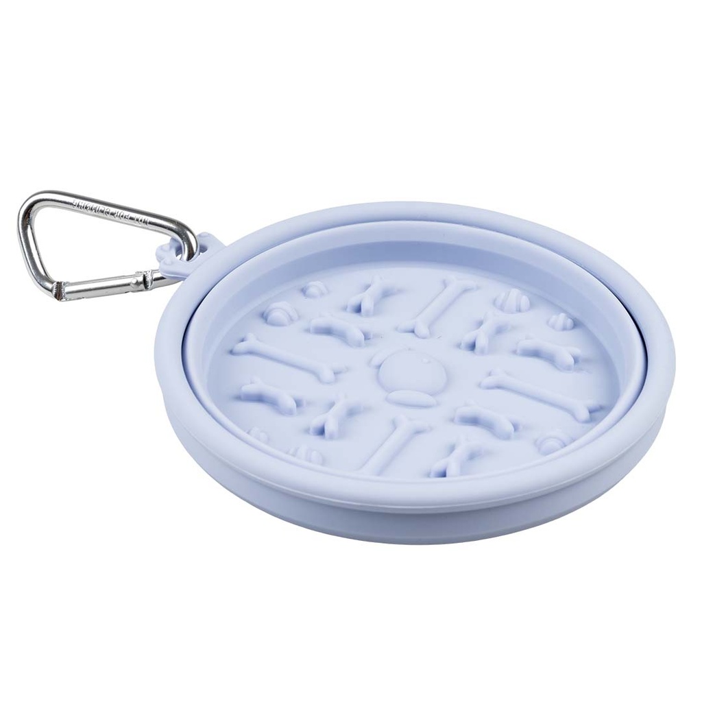 Bol de voyage avec tapis à lécher