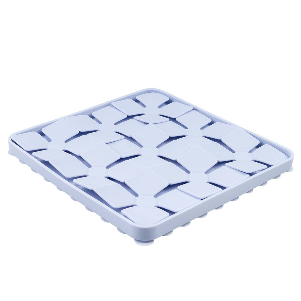 Tapis de fouille bleuet