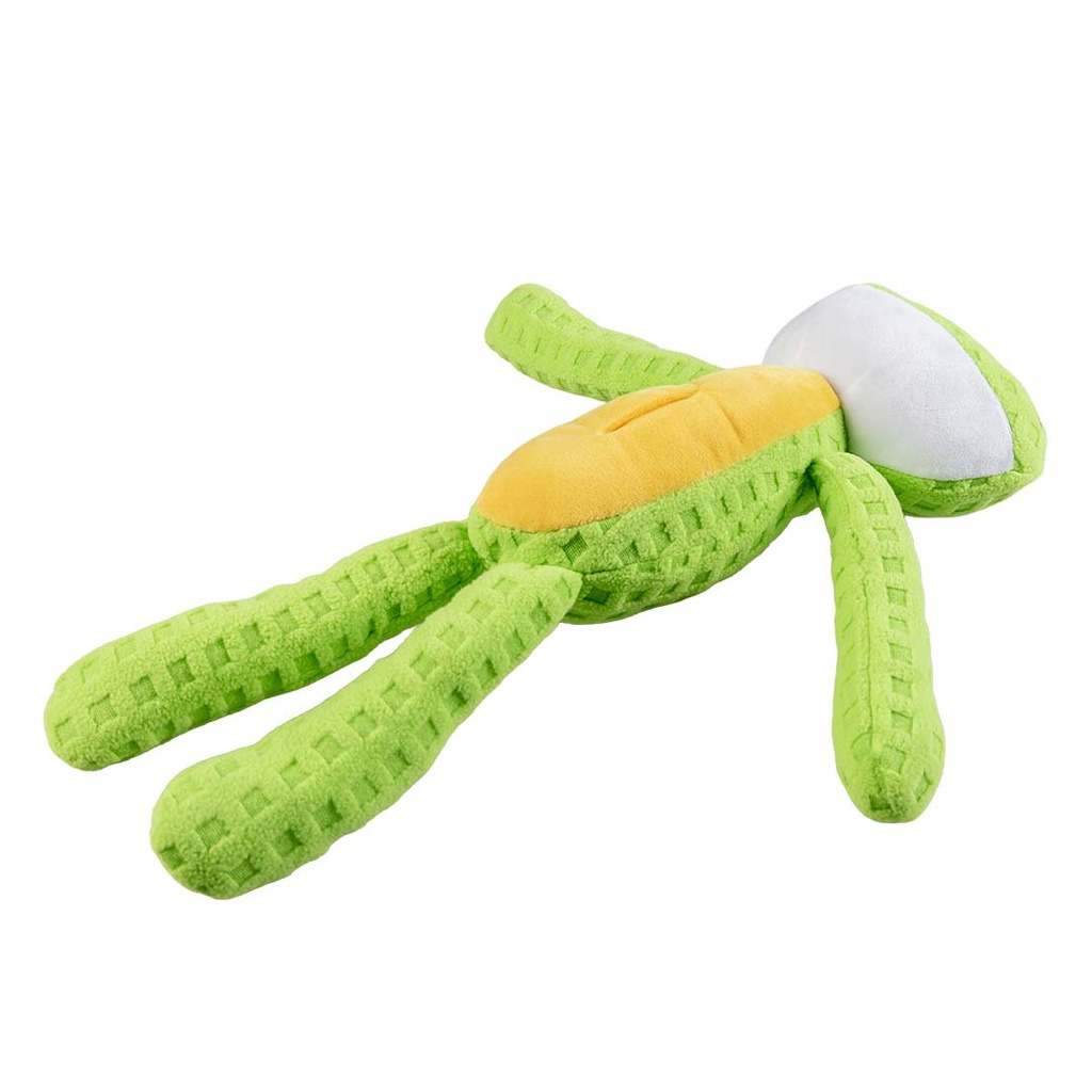 Plush frog crackle & snuffle