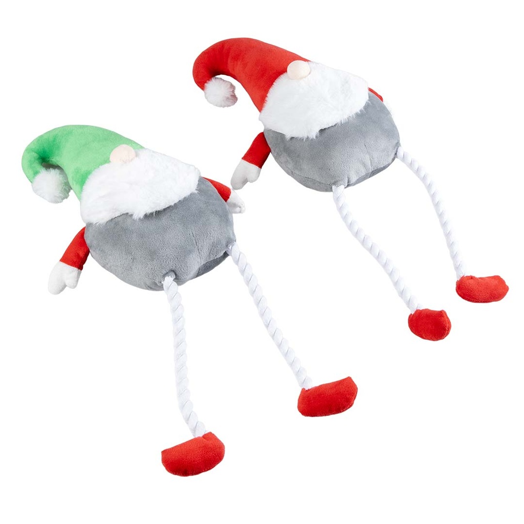 Xmas Plush leprechaun with rope