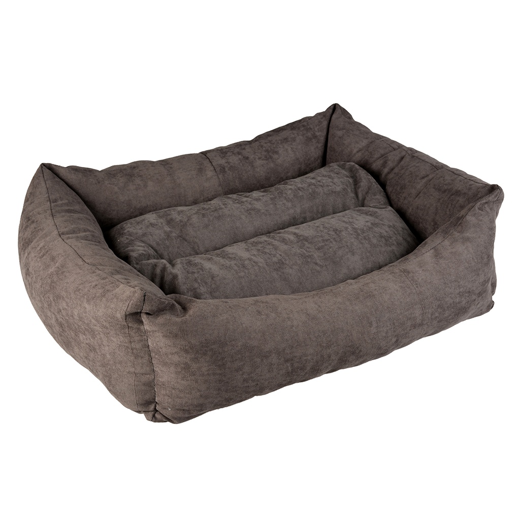 Bed rectangular Velvet Concrete