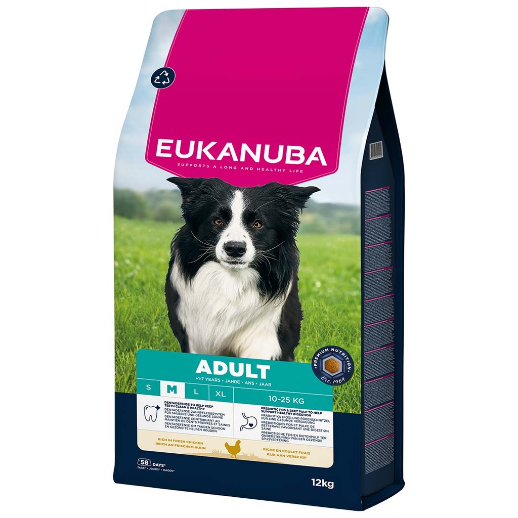 EUK dog adult medium breed chicken