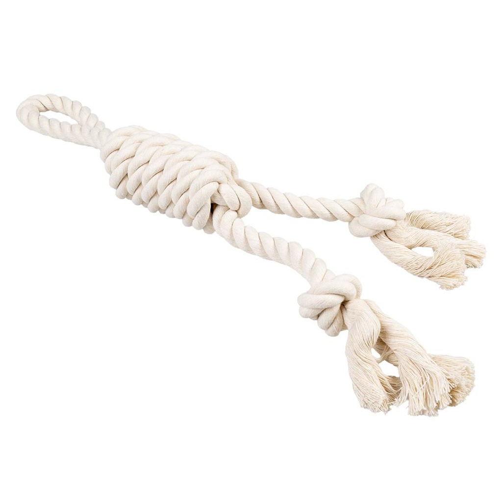 ECO Cotton tug rope with 1 loop
