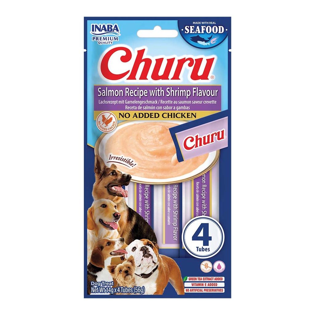 Hund Churu zalm&garnaal smaak