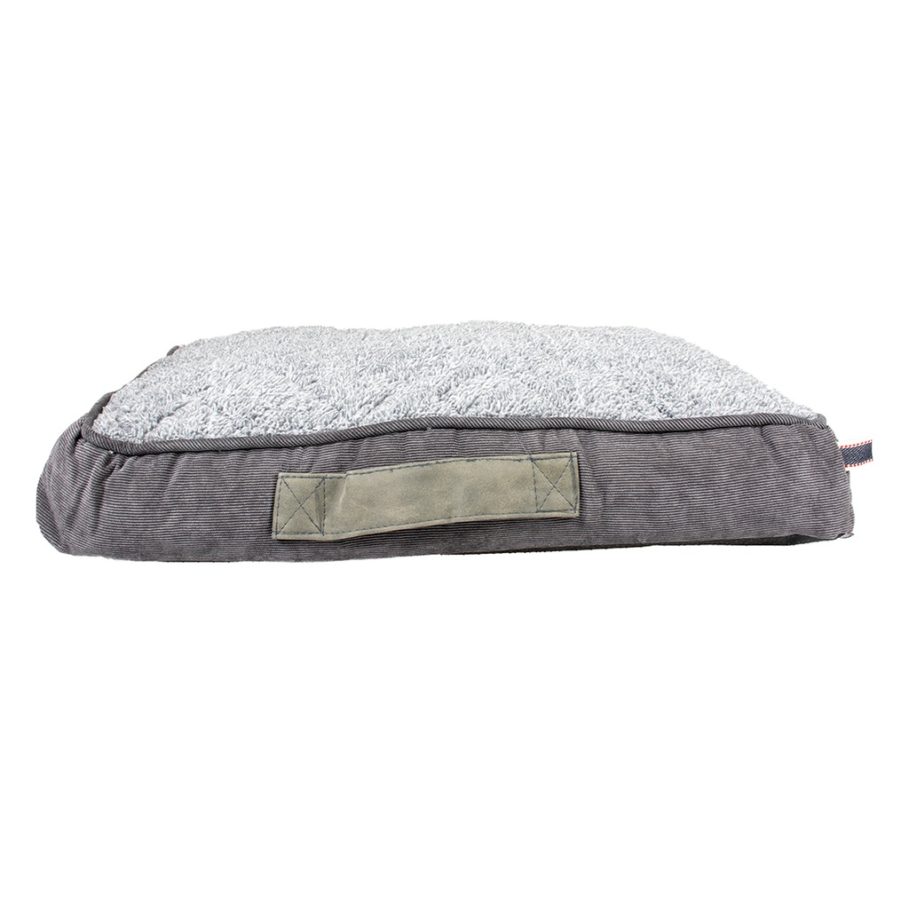 Cushion rectangular corduroy ash