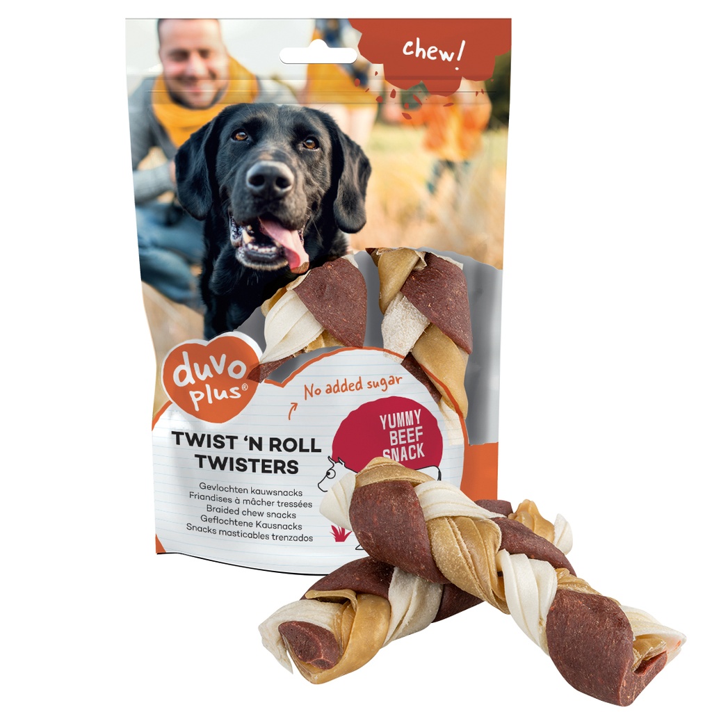 chew! Twist `n Roll Twisters beef