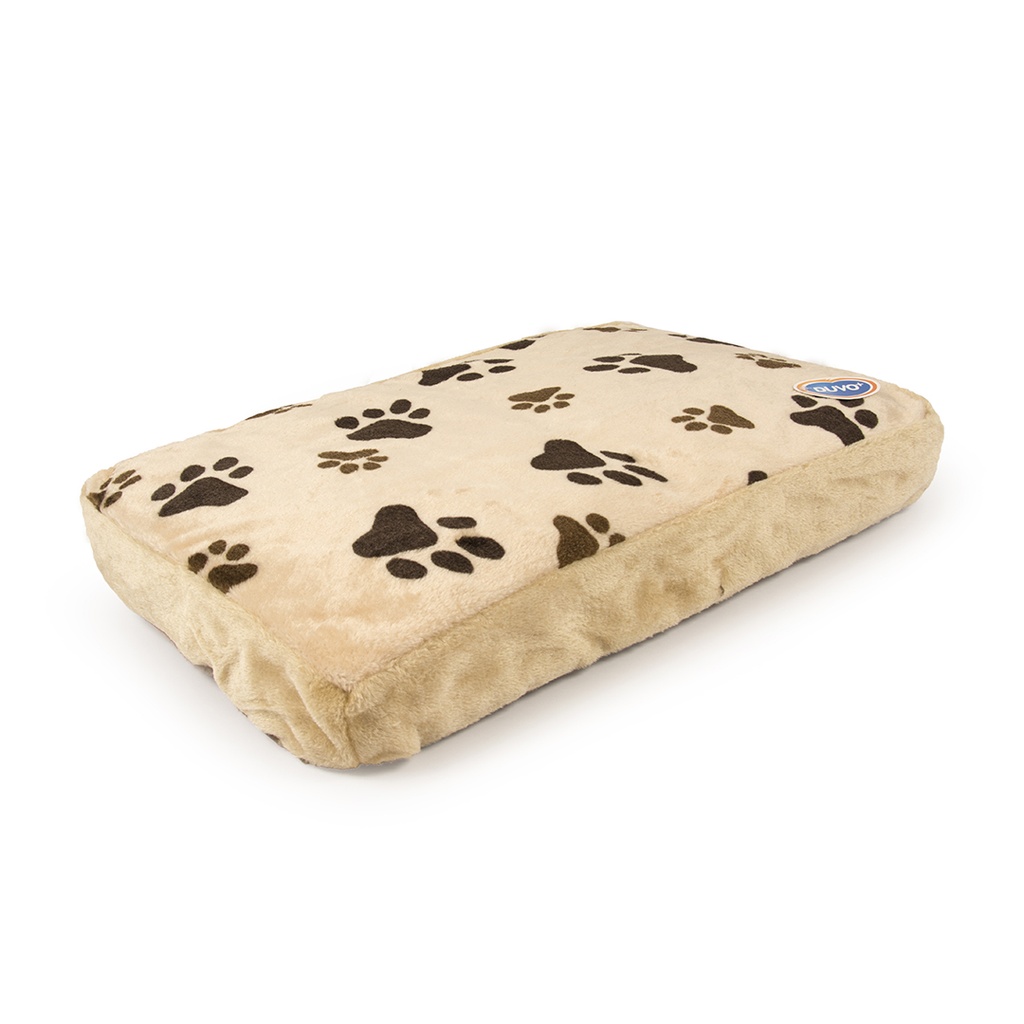 Rectangle cushion with paw print