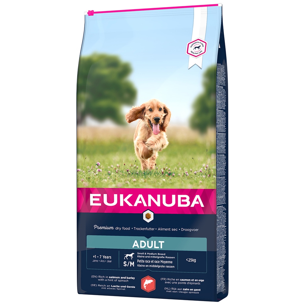 Euk dog adult sm&med salmon
