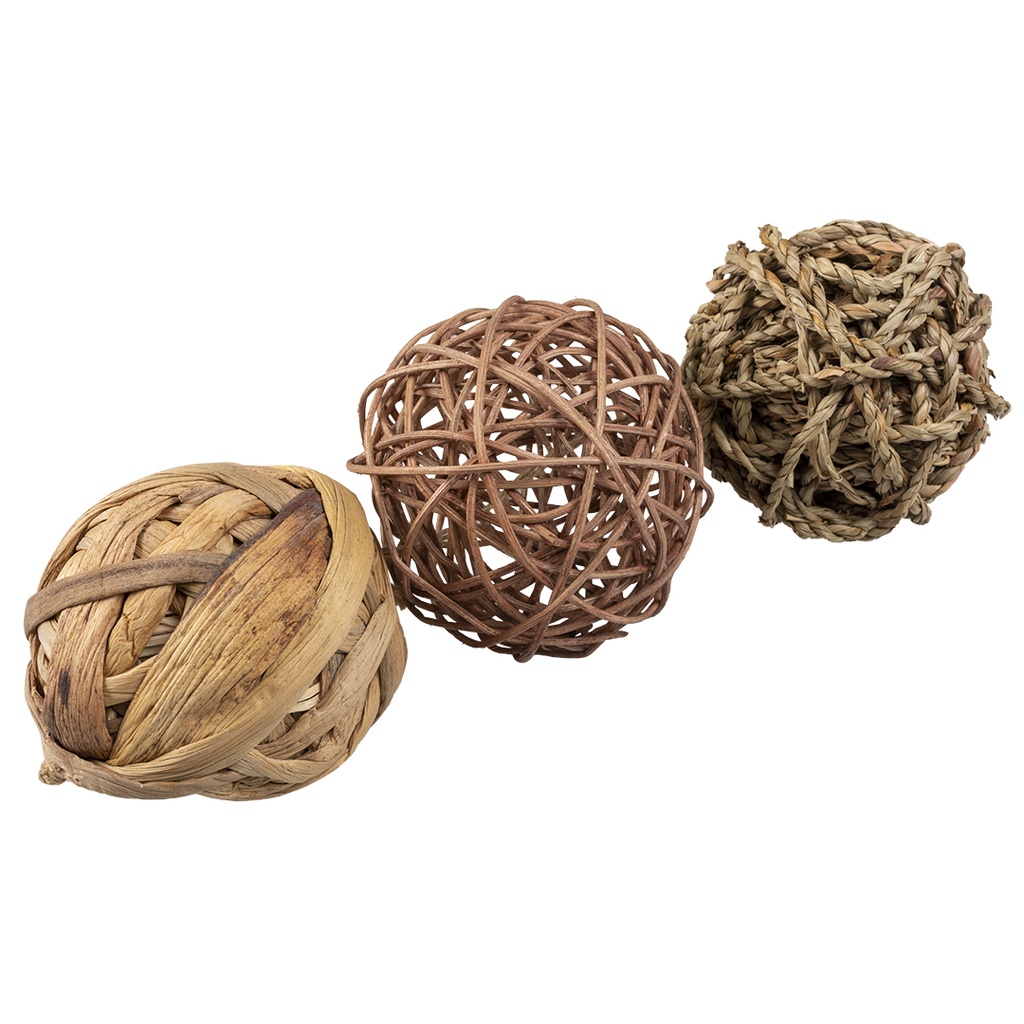 Trio natural play balls