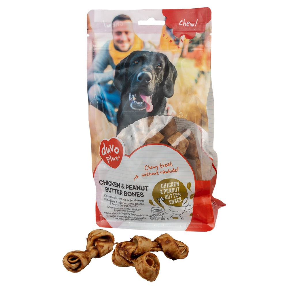 chew! Chicken & peanut butter bones