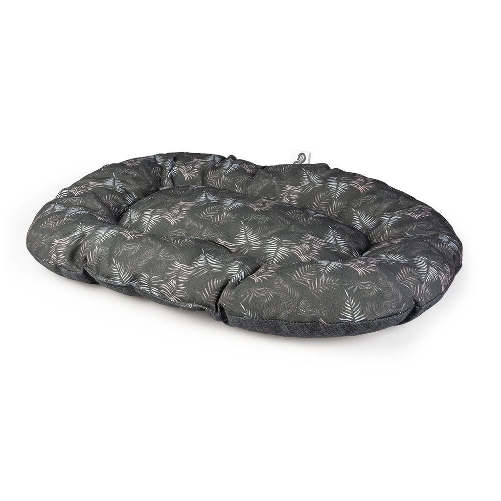 Coussin ovale cousu Nigra