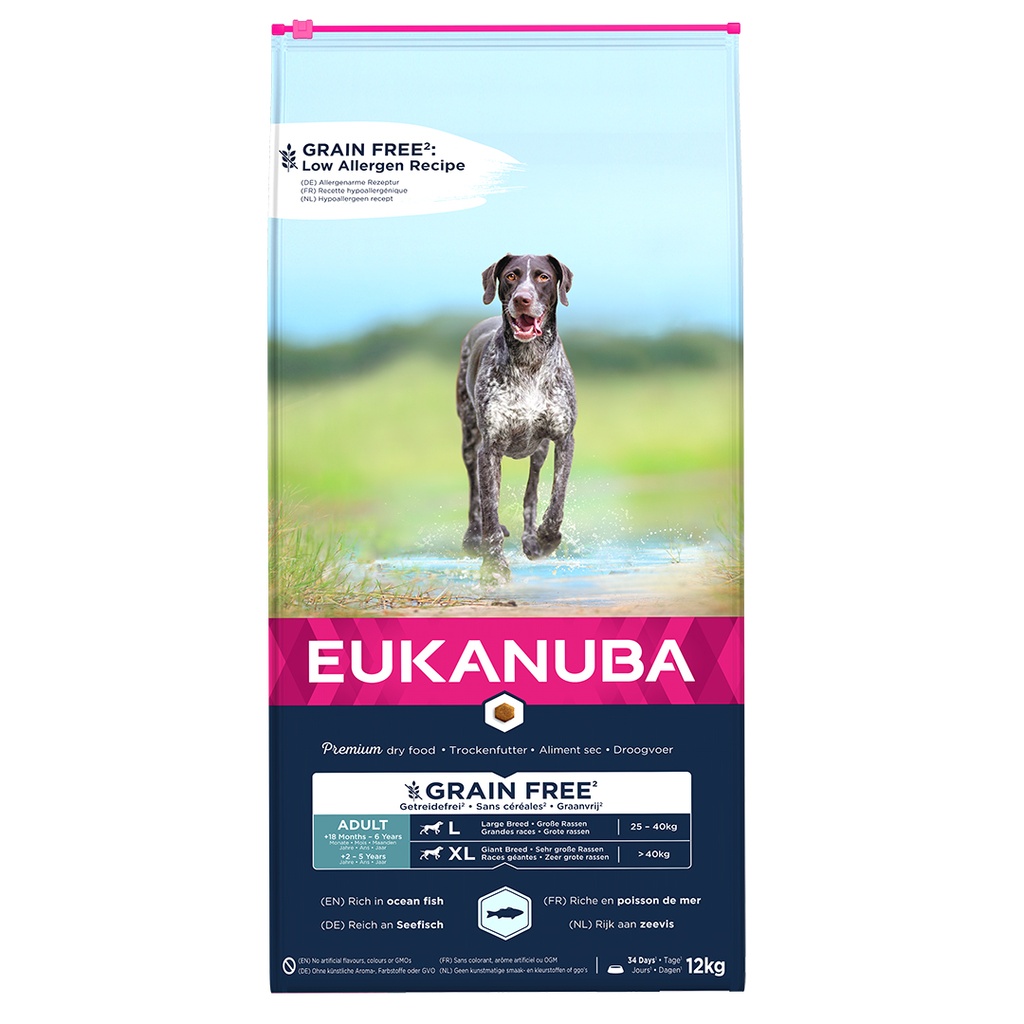 Euk Grainfree Ocean Fish Adult Large Breed