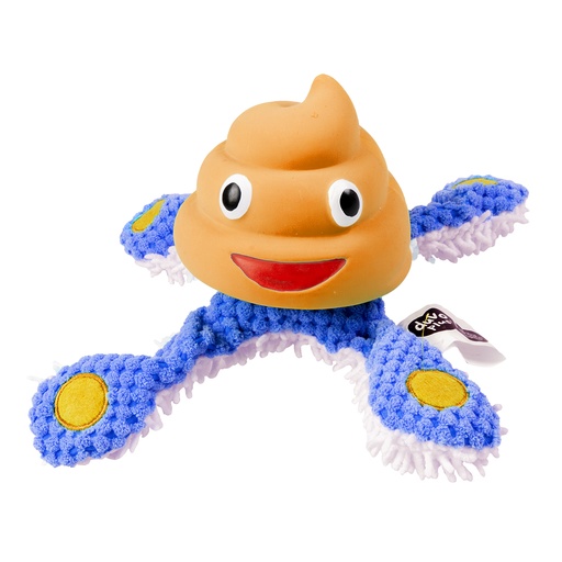 [14523] Plush & latex octopus [orange/blue (Orange)]