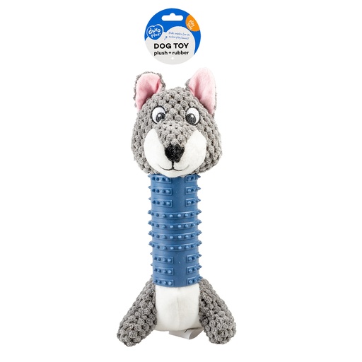 [14580] Peluche & caoutchouc loup [multicolore (Multi)]