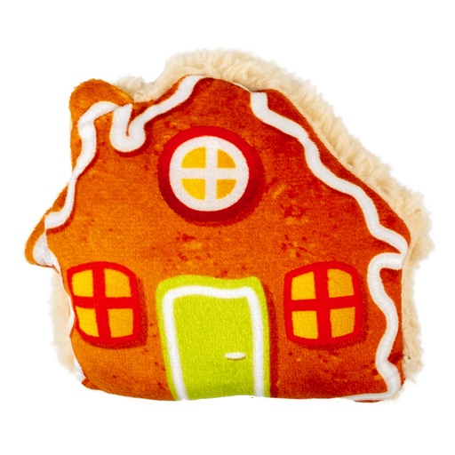 [14614] Xmas Fluffy peperkoekenhuis [meerkleurig (Multi)]