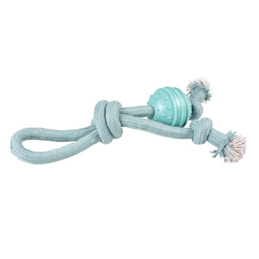 [14637] Rope loop with knot & rubber ball [blue (Blue)]