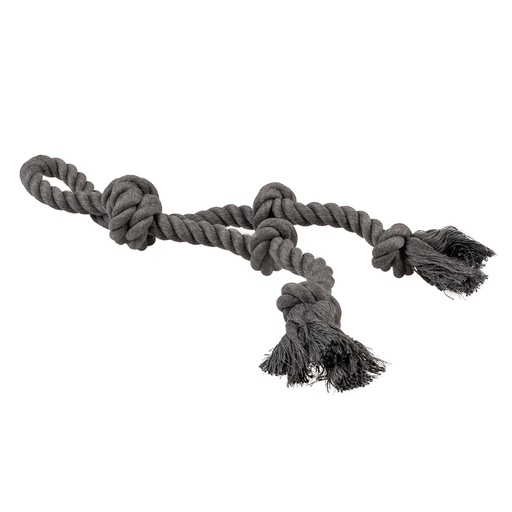 [14642] ECO rope 5 knots & loop [black (Black)]