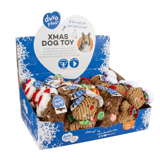 [14667] Xmas Pluche peperkoekenmannen [gemengde kleuren (Multi)]