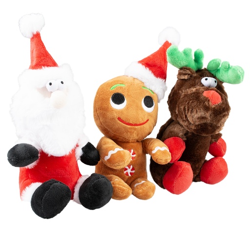 [14670] Xmas Plush cuddle trio [mixed colors (Multi)]