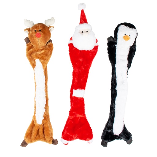 [14674] Xmas Pluche lange knuffel crackle [gemengde kleuren (Multi)]