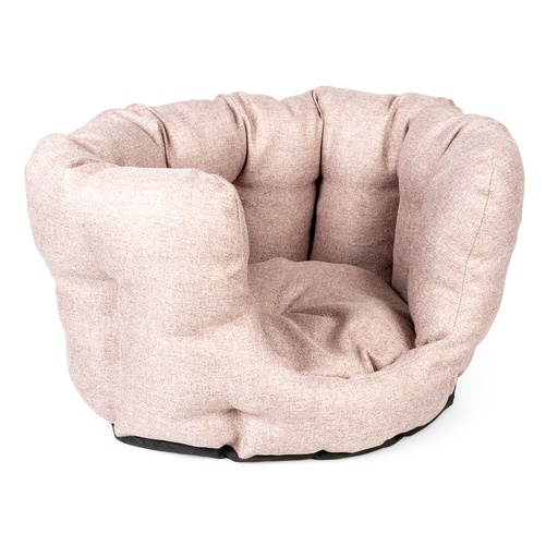 [14728] Bed oval Royal [pink (Pink)]