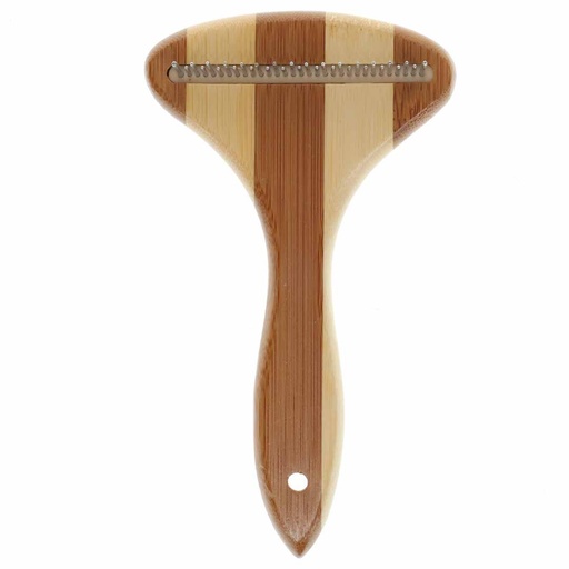 [158014] Bamboo Dematting Rake 31 Pins