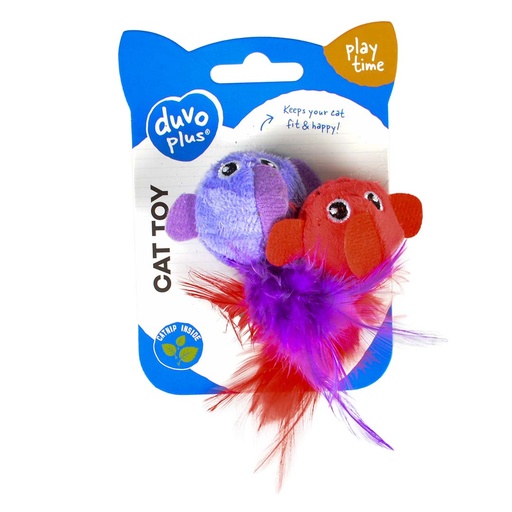 [1717027] Assortment Birds With Feather [red/purple (Red)]