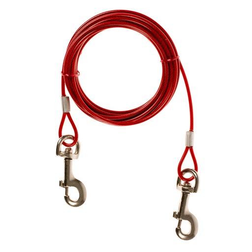 [1717075] Tie Out Cable Lightweight [red (Red)]