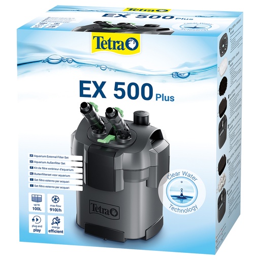 [203302808] EX 500 Plus ensemble complet de filtres extérieurs [noir (Noir)]