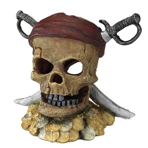[234/430095] Pirate skull sword head