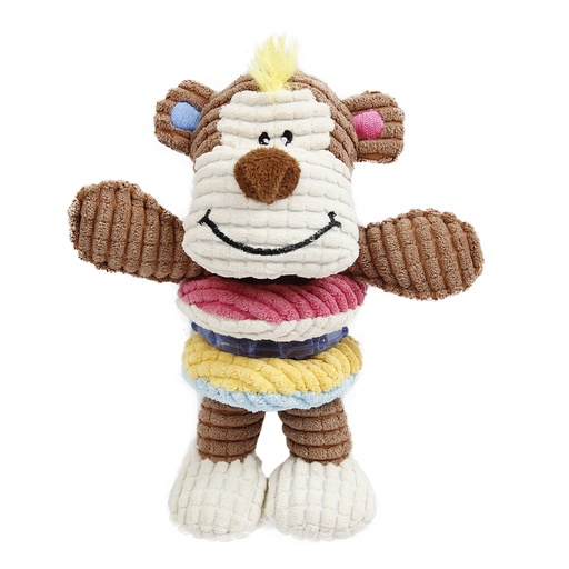 [304/427651] Monkey Play Squeaker & TPR Ring