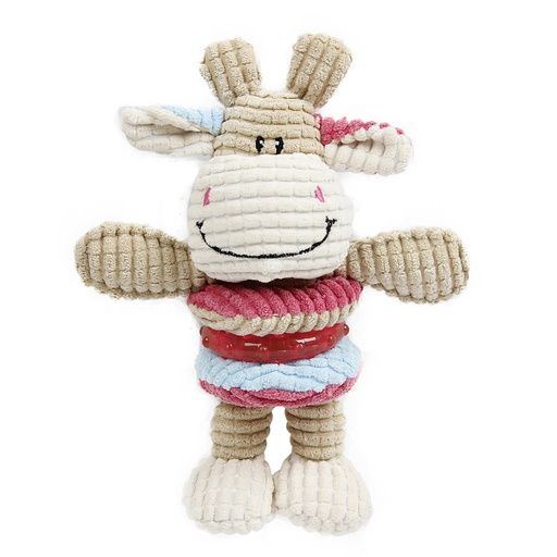 [304/427675] Cow Play Squeaker & TPR Ring