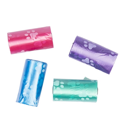 [311339] Sacs ramasse-crottes Classic Colour pattes [multicolore (Multi)]