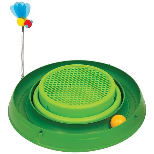 [33/43002] Ca Play Circuit Ball Toy + Cat Grass [green (Green)]