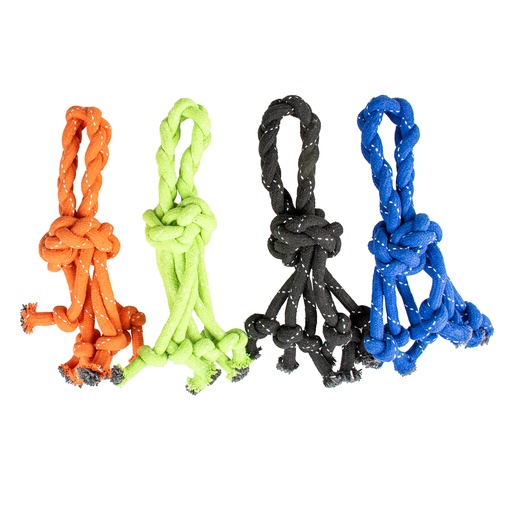 [14993] Scooby rope knot with loop [mixed colors (Multi)]